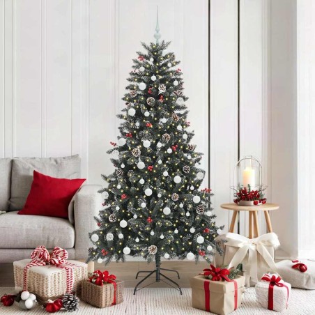 Sapin de Noël artificiel Vert 180 cm PVC, plastique et acier 547044547044