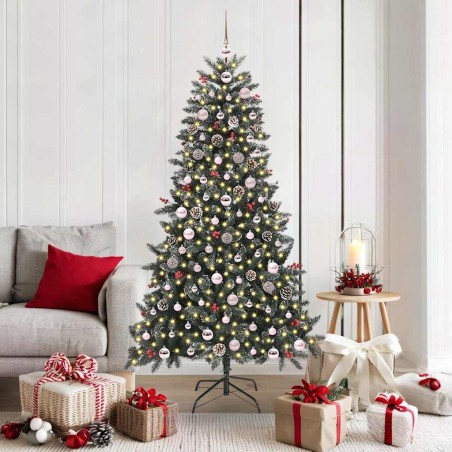 Sapin de Noël artificiel Vert 180 cm PVC, plastique et acier 547045547045