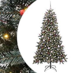 Sapin de Noël artificiel Vert 180 cm PVC, plastique et acier 547045547045