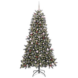 Sapin de Noël artificiel Vert 180 cm PVC, plastique et acier 547045547045