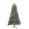 Sapin de Noël artificiel Vert 180 cm PVC, plastique et acier 547045547045
