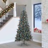 Sapin de Noël artificiel Vert 240 cm PVC, plastique et acier 547046547046