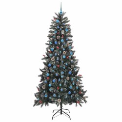 Sapin de Noël artificiel Vert 240 cm PVC, plastique et acier 547046547046