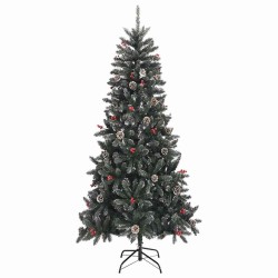 Sapin de Noël artificiel Vert 240 cm PVC, plastique et acier 547046547046