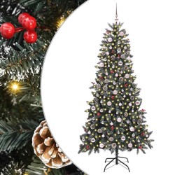 Sapin de Noël artificiel Vert 240 cm PVC, plastique et acier 547047547047