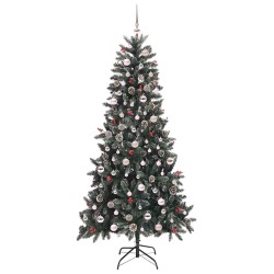 Sapin de Noël artificiel Vert 240 cm PVC, plastique et acier 547047547047