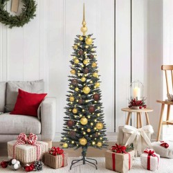 Sapin de Noël artificiel Vert 120 cm PVC, plastique et acier 547048547048