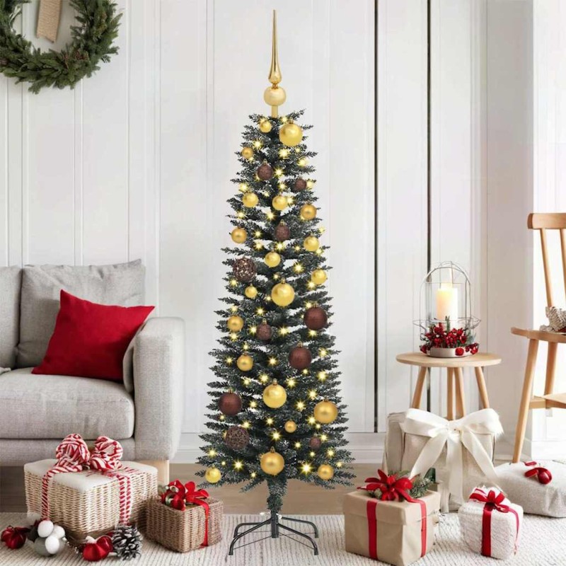 Sapin de Noël artificiel Vert 120 cm PVC, plastique et acier 547048547048