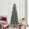 Sapin de Noël artificiel Vert 210 cm PVC, plastique et acier 547052547052