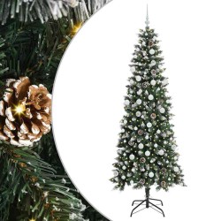 Sapin de Noël artificiel Vert 210 cm PVC, plastique et acier 547052547052