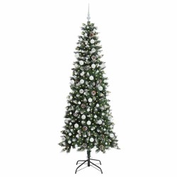 Sapin de Noël artificiel Vert 210 cm PVC, plastique et acier 547052547052
