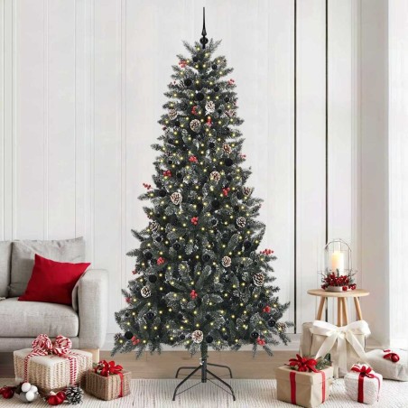 Sapin de Noël artificiel Vert 240 cm PVC, plastique et acier 547053547053