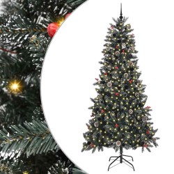 Sapin de Noël artificiel Vert 240 cm PVC, plastique et acier 547053547053