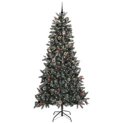 Sapin de Noël artificiel Vert 240 cm PVC, plastique et acier 547053547053