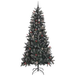 Sapin de Noël artificiel Vert 240 cm PVC, plastique et acier 547053547053