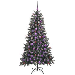 Sapin de Noël artificiel Vert 180 cm PVC, plastique et acier 547054547054