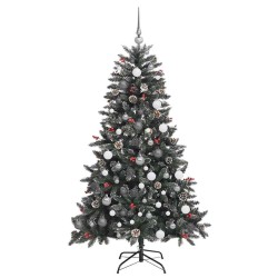 Sapin de Noël artificiel Vert 180 cm PVC, plastique et acier 547055547055