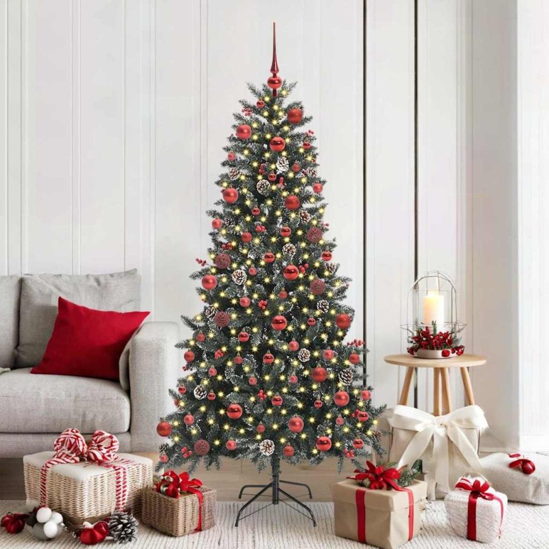 Sapin de Noël artificiel Vert 180 cm PVC, plastique et acier 547056547056