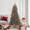 Sapin de Noël artificiel Vert 180 cm PVC, plastique et acier 547056547056