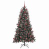 Sapin de Noël artificiel Vert 180 cm PVC, plastique et acier 547056547056