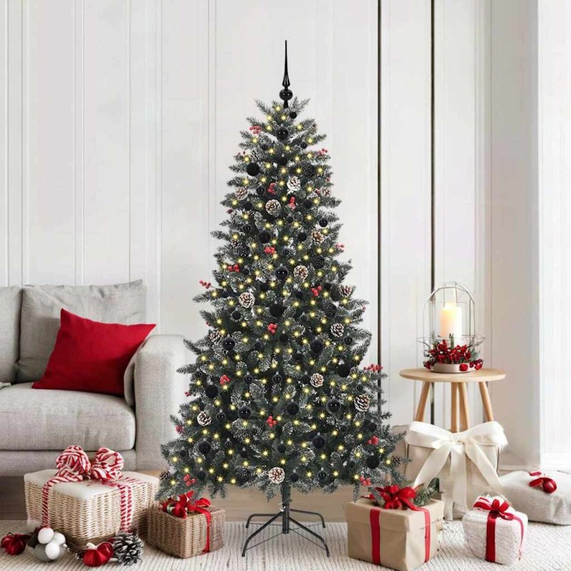 Sapin de Noël artificiel Vert 180 cm PVC, plastique et acier 547057547057