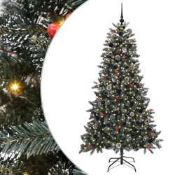 Sapin de Noël artificiel Vert 180 cm PVC, plastique et acier 547057547057