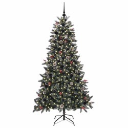 Sapin de Noël artificiel Vert 180 cm PVC, plastique et acier 547057547057