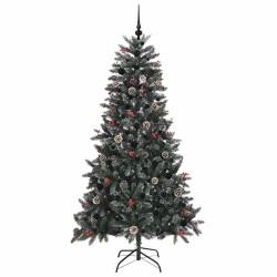 Sapin de Noël artificiel Vert 180 cm PVC, plastique et acier 547057547057