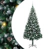 Sapin de Noël artificiel Vert 210 cm PVC, Acier et Plastique 547060547060