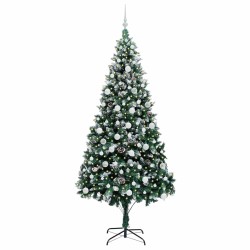 Sapin de Noël artificiel Vert 210 cm PVC, Acier et Plastique 547060547060