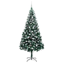 Sapin de Noël artificiel Vert 210 cm PVC, Acier et Plastique 547060547060