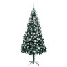 Sapin de Noël artificiel Vert 210 cm PVC, Acier et Plastique 547060547060