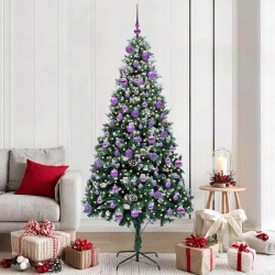 Sapin de Noël artificiel Vert 210 cm PVC, Acier et Plastique 547061547061