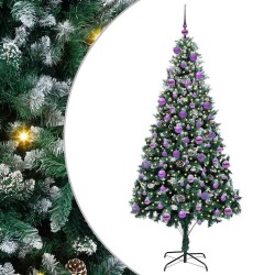 Sapin de Noël artificiel Vert 210 cm PVC, Acier et Plastique 547061547061