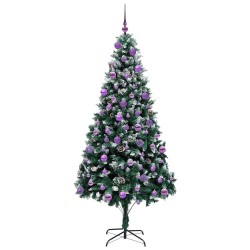 Sapin de Noël artificiel Vert 210 cm PVC, Acier et Plastique 547061547061