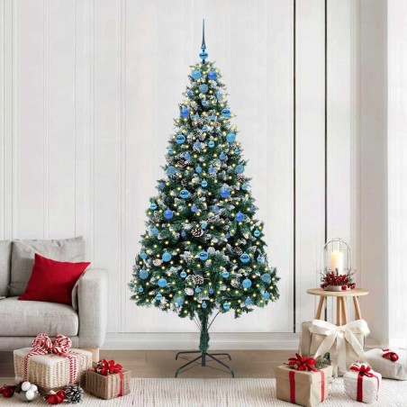 Sapin de Noël artificiel Vert 210 cm PVC, Acier et Plastique 547062547062