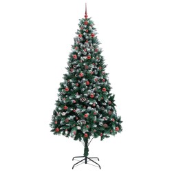 Sapin de Noël artificiel Vert 240 cm PVC, Acier et Plastique 547063547063
