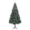 Sapin de Noël artificiel Vert 240 cm PVC, Acier et Plastique 547063547063
