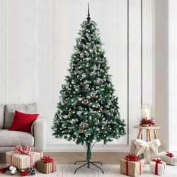 Sapin de Noël artificiel Vert 240 cm PVC, Acier et Plastique 547064547064