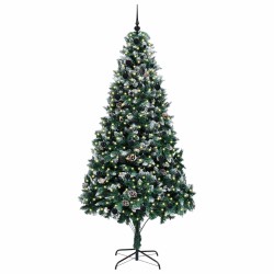 Sapin de Noël artificiel Vert 240 cm PVC, Acier et Plastique 547064547064