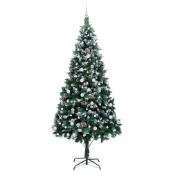 Sapin de Noël artificiel Vert 240 cm PVC, Acier et Plastique 547065547065
