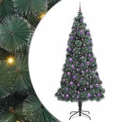 Arbre de Noël artificiel pré-éclairé avec ensemble de boules 547066547066