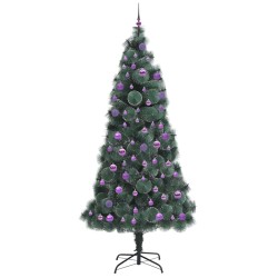 Arbre de Noël artificiel pré-éclairé avec ensemble de boules 547066547066