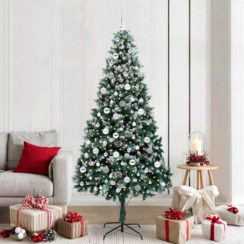 Sapin de Noël artificiel Vert 210 cm PVC, Acier et Plastique 547071547071