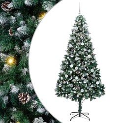 Sapin de Noël artificiel Vert 210 cm PVC, Acier et Plastique 547071547071