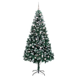 Sapin de Noël artificiel Vert 240 cm PVC, Acier et Plastique 547072547072