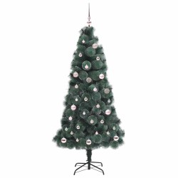 Sapin de Noël artificiel pré-éclairé avec ensemble de boules 547073547073