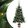 Sapin de Noël avec 150 LED avec support Vert 65 cm PE 547074547074