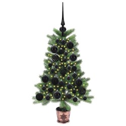 Sapin de Noël avec 150 LED avec support Vert 65 cm PE 547074547074