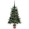 Sapin de Noël avec 150 LED avec support Vert 65 cm PE 547074547074